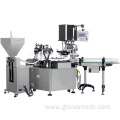 Automatic water bottle filling capping and labeling machine